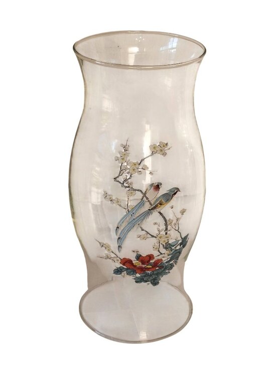 Unknown Other - Oriental Hurricane Candle Lamp Shade Chimney 11.5" hourglass globe centerpiece